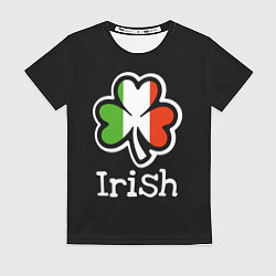 Футболка женская Irish - tricolor clover, цвет: 3D-принт