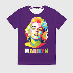 Футболка женская Marilyn Monroe, цвет: 3D-принт