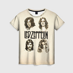 Футболка женская Led Zeppelin Guys, цвет: 3D-принт