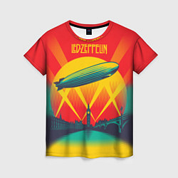 Футболка женская Led Zeppelin: Hindenburg, цвет: 3D-принт