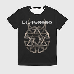 Футболка женская Disturbed Logo, цвет: 3D-принт