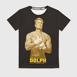 Футболка женская Дольф Лундгрен, цвет: 3D-принт