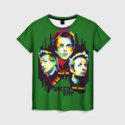 Футболка женская Green Day: Trio, цвет: 3D-принт