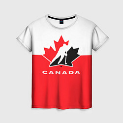Футболка женская Canada Team, цвет: 3D-принт