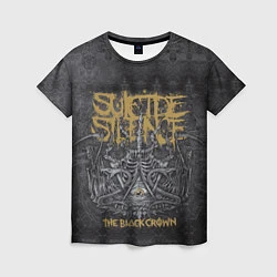 Футболка женская Suicide Silence: The Black Crown, цвет: 3D-принт