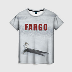 Футболка женская Fargo snowman, цвет: 3D-принт