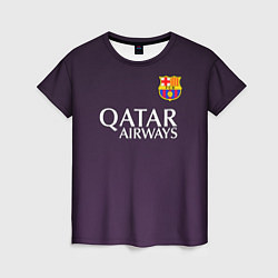 Футболка женская Barcelona FC: Violet, цвет: 3D-принт
