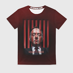 Футболка женская House of Cards: Red lines, цвет: 3D-принт
