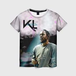 Футболка женская KL: Kendrick Lamar, цвет: 3D-принт