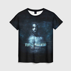 Футболка женская Tupac Shakur 1971-1996, цвет: 3D-принт