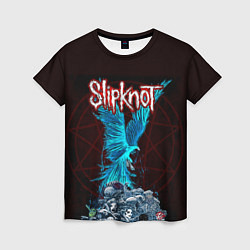 Женская футболка Орел группа Slipknot