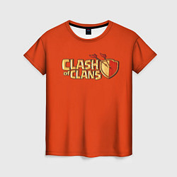 Футболка женская Clash of Clans, цвет: 3D-принт
