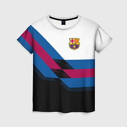 Футболка женская Barcelona FC: Black style, цвет: 3D-принт