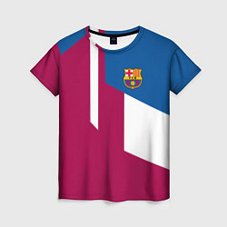 Футболка женская FC Barcelona 2018, цвет: 3D-принт