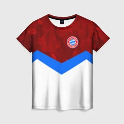 Футболка женская Bayern FC: Sport, цвет: 3D-принт