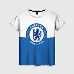 Футболка женская Chelsea FC: Duo Color, цвет: 3D-принт