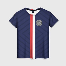Футболка женская FC PSG: Paris, цвет: 3D-принт