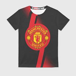 Футболка женская FC Manchester United: Storm, цвет: 3D-принт