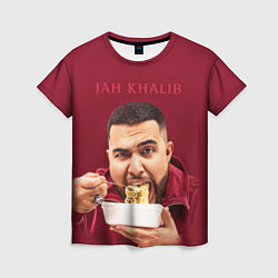 Футболка женская Jah Khalib: Eat Wok, цвет: 3D-принт