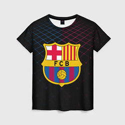 Футболка женская FC Barcelona Lines, цвет: 3D-принт