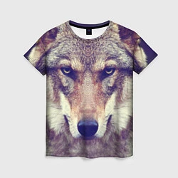 Женская футболка Angry Wolf