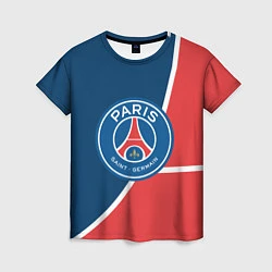 Футболка женская FC PSG: France, цвет: 3D-принт
