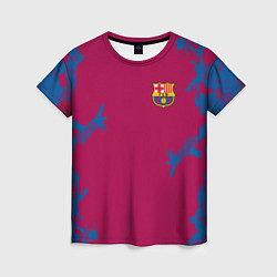 Футболка женская FC Barcelona: Purple Original, цвет: 3D-принт