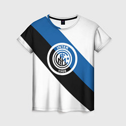 Футболка женская FC Inter: W&B&G, цвет: 3D-принт
