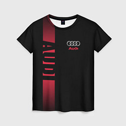 Футболка женская Audi: Black Sport, цвет: 3D-принт
