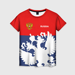 Футболка женская Russian Style, цвет: 3D-принт