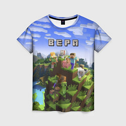 Футболка женская Minecraft: Вера, цвет: 3D-принт