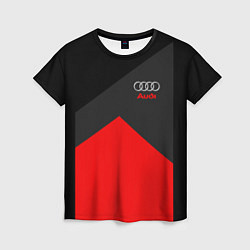 Женская футболка Audi: Red Sport