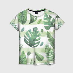 Женская футболка Тропические джунгли