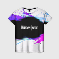 Футболка женская Rainbow Six Siege: Color Style, цвет: 3D-принт