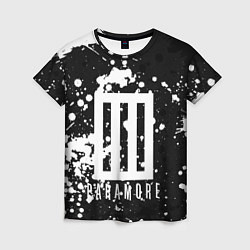 Футболка женская Paramore: Black & White, цвет: 3D-принт