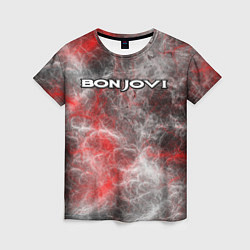 Женская футболка Bon Jovi