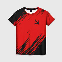 Футболка женская USSR: Red Patriot, цвет: 3D-принт