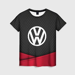 Футболка женская Volkswagen: Grey Carbon, цвет: 3D-принт
