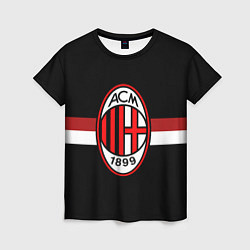 Футболка женская AC Milan 1899, цвет: 3D-принт