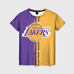 Футболка женская NBA: LA Lakers, цвет: 3D-принт