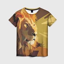 Футболка женская Король лев, цвет: 3D-принт