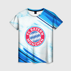 Футболка женская Bayern Munchen, цвет: 3D-принт
