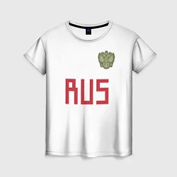 Футболка женская Rus Team: Away WC 2018, цвет: 3D-принт
