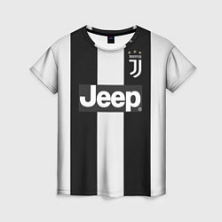 Футболка женская FC Juventus: Home 18-19, цвет: 3D-принт