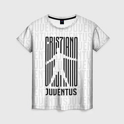 Футболка женская Cris7iano Juventus, цвет: 3D-принт