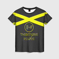 Футболка женская Twenty One Pilots: Yellow Lines, цвет: 3D-принт
