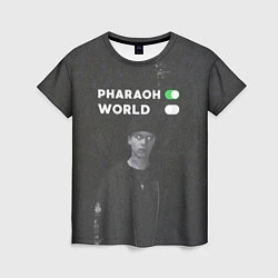Женская футболка Pharaon On, World Off