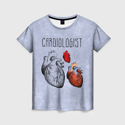Футболка женская Cardiologist, цвет: 3D-принт