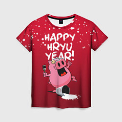 Женская футболка Piggy Year