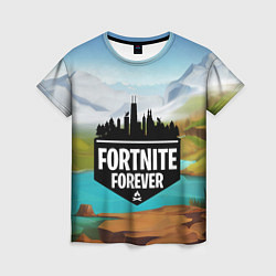 Футболка женская Fortnite Forever, цвет: 3D-принт